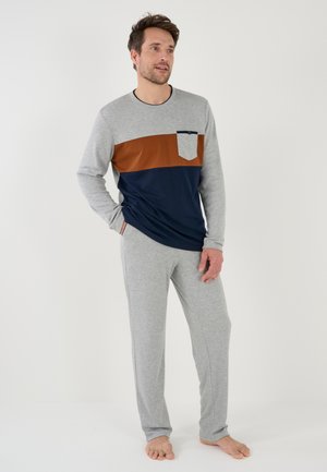 Damart INTERLOCK SET - Conjunto de pijama - gris chiné