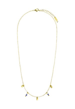 Necklace - gold blue