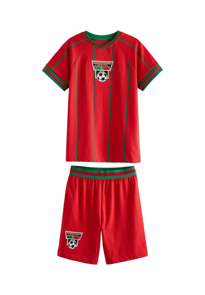 Next REGULAR FIT SET - Shortsit - red green portugal