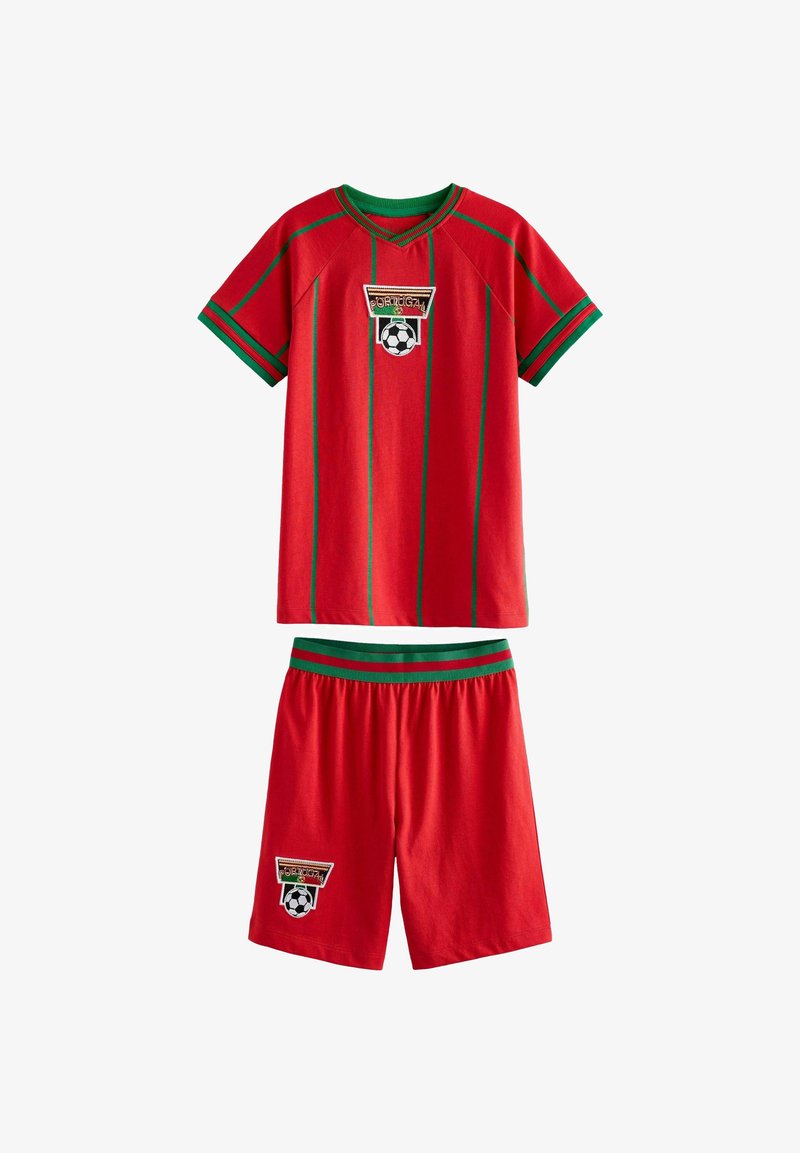 Next REGULAR FIT SET - Šortky - red green portugal