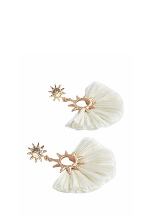 Next RAFFIA SUN STATEMENT - Earrings - bone