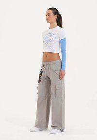 Ed Hardy TWISTED DRAGON  - Cargohose - grey