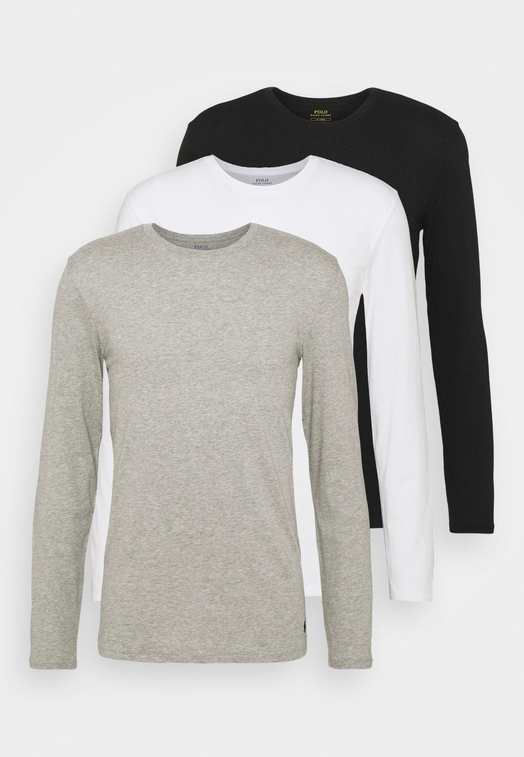 polo with white undershirt