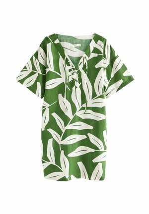 KAFTAN - Vardagsklänning - green white