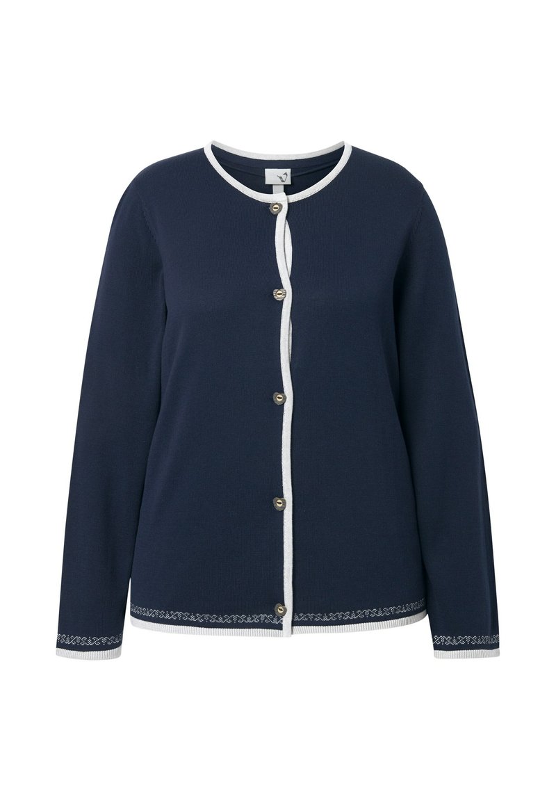 Ulla Popken LANGARM Strickjacke marine/dunkelblau