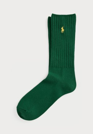 SIGNATURE PONY COTTON-BLEND CREW SOCKS - Zeķes - everglade