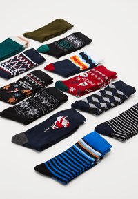 Jack & Jones JACCHRISTMAS SOCK CALENDAR 24 PACK - Sokken - black