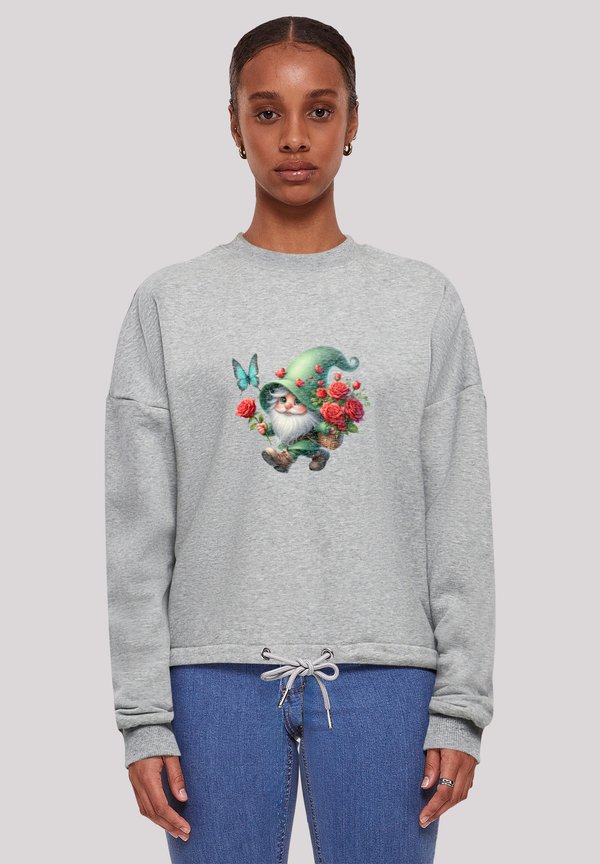 GNOM FRÜHLING BLUMEN SCHMETTERLING - Sweatshirt