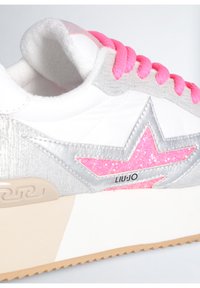 LIU JO GLITTER STAR - Sneakers laag - grey pink