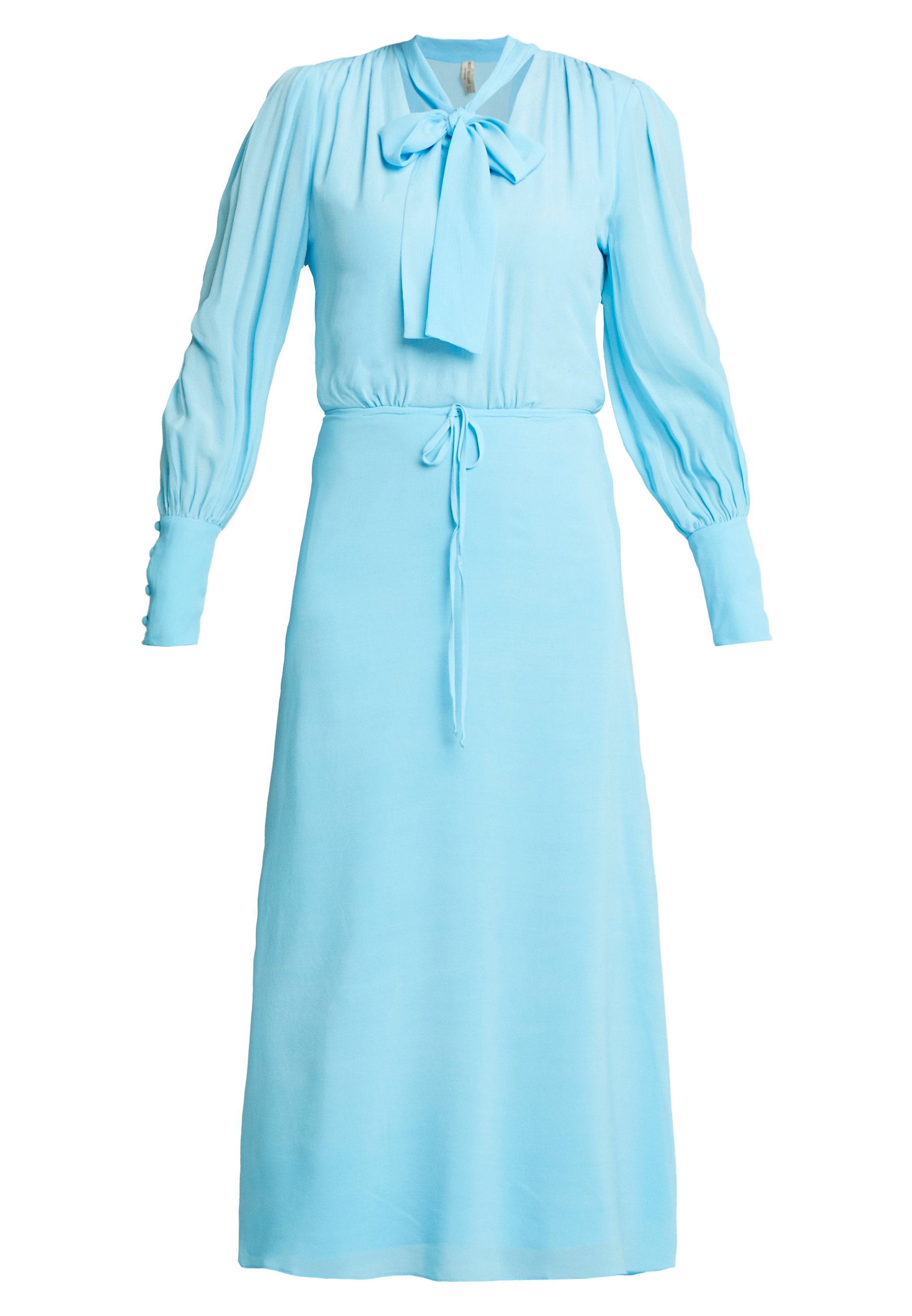 aqua midi dress