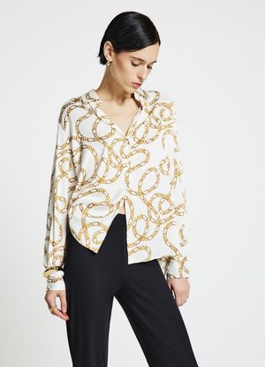Calliope STAMPE - Hemdbluse - var bianco lana