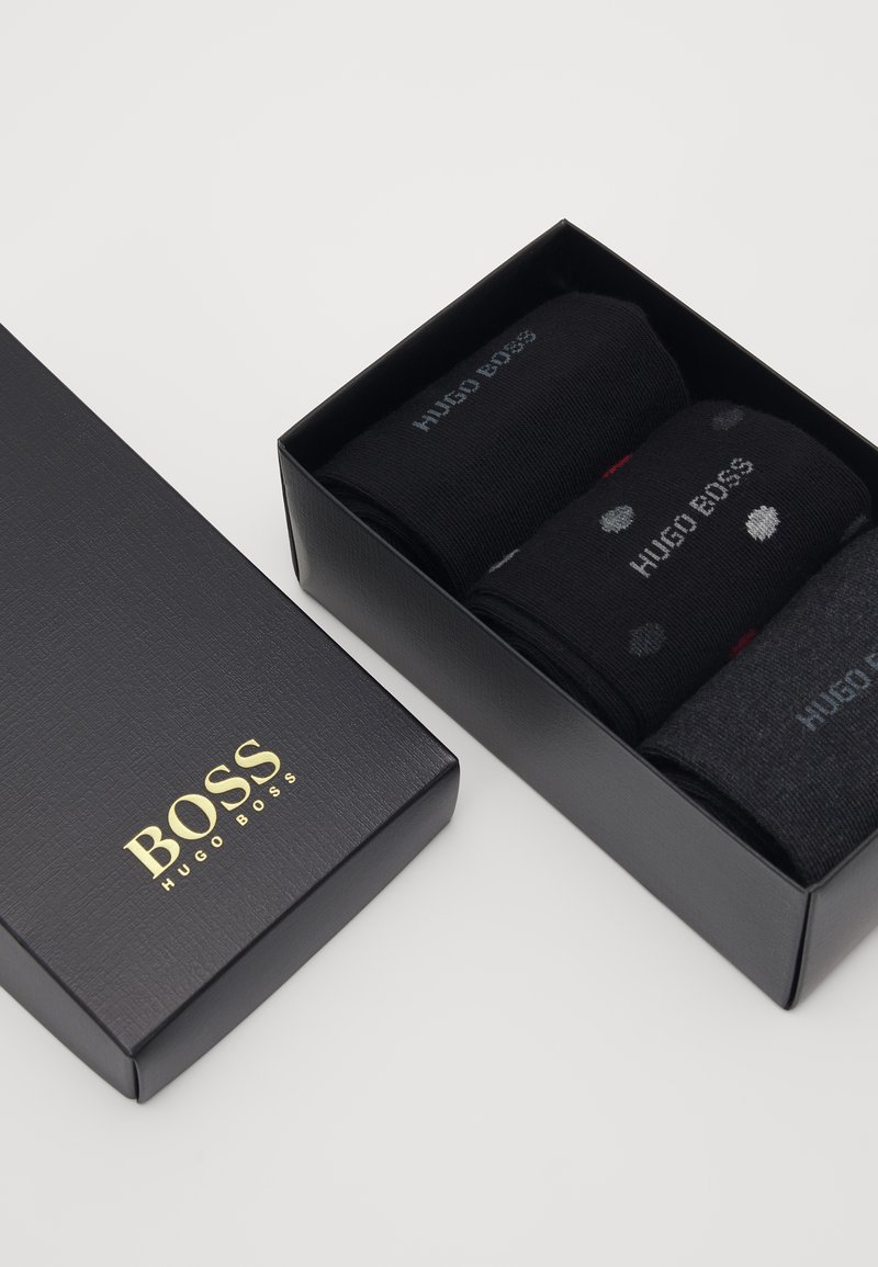Herren Unterhosen | BOSS GIFT 3 PACK Socken black/schwarz - LN36901 Herren Unterhosen | BOSS GIFT 3 PACK Socken black/schwarz - LN36901