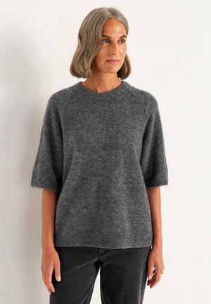 PREMIUM  - T-Shirt basic - dark grey melange