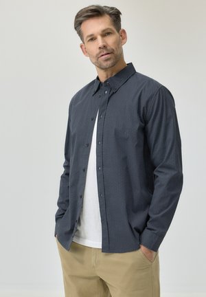 POPELINE - Hemd - blau