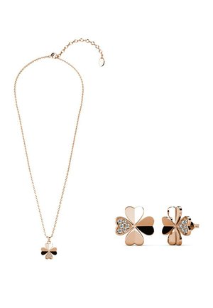 PARURES CLOVER PETAL SET - Collana - couleur or rose / cristal