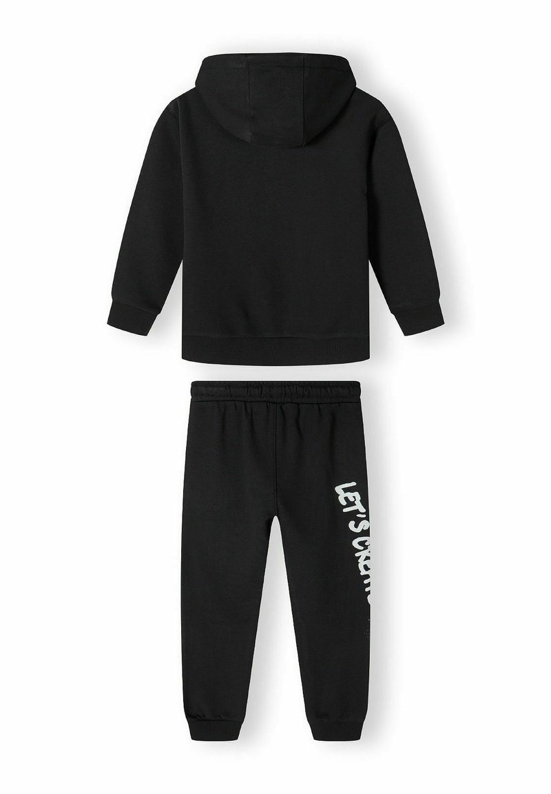 MINOTI HOODIE AND JOGGERS SET Tuta black/nero1