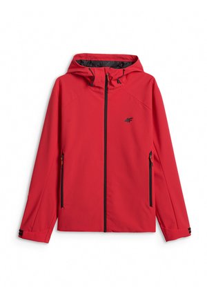 4F, 4F KURTKA PRZEJŚCIOWA MEMBRANA 5000 MĘSKA - GRANATOWA L - Softshelljacke - red