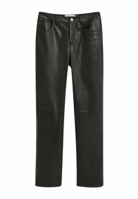 Pantaloni di pelle - deep brown