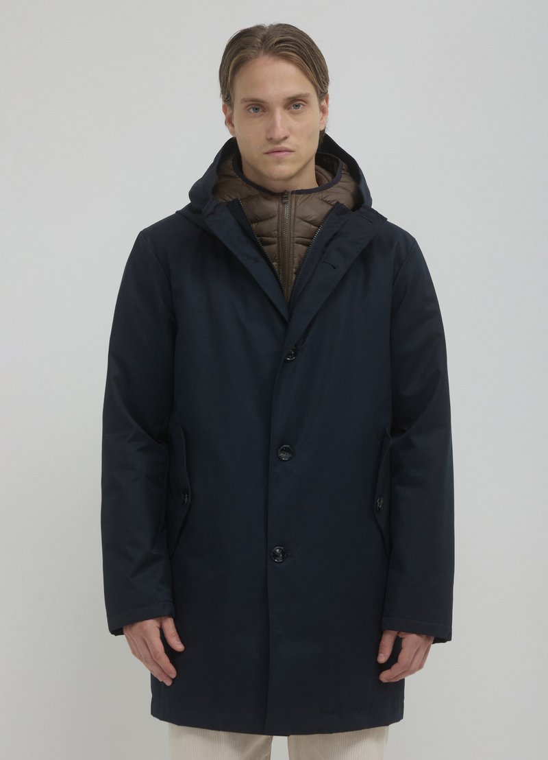 Calliope CON CAPPUCCIO - Cappotto invernale - blu