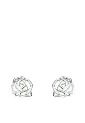 FLOWER ROSE - Earrings - silberfarben