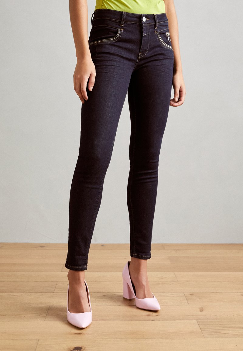 Mos Mosh HAVELI HYBRID Jeans Slim Fit dark blue/darkblue denim