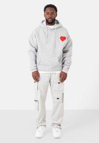 Sixth June HEART PINNED - Felpa con cappuccio - grey