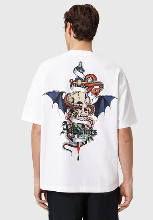 BLADE CREW - Trükipildiga T-särk - optic white