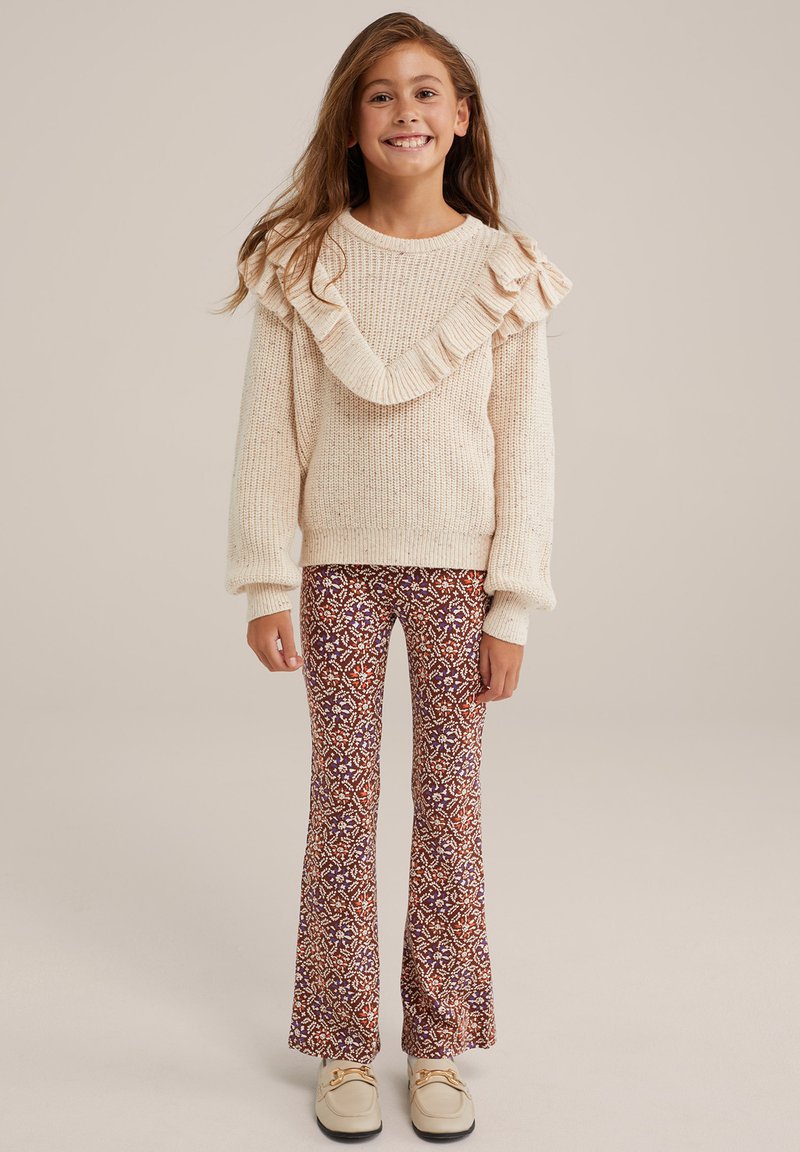 WE Fashion Legíny – nohavice - brown