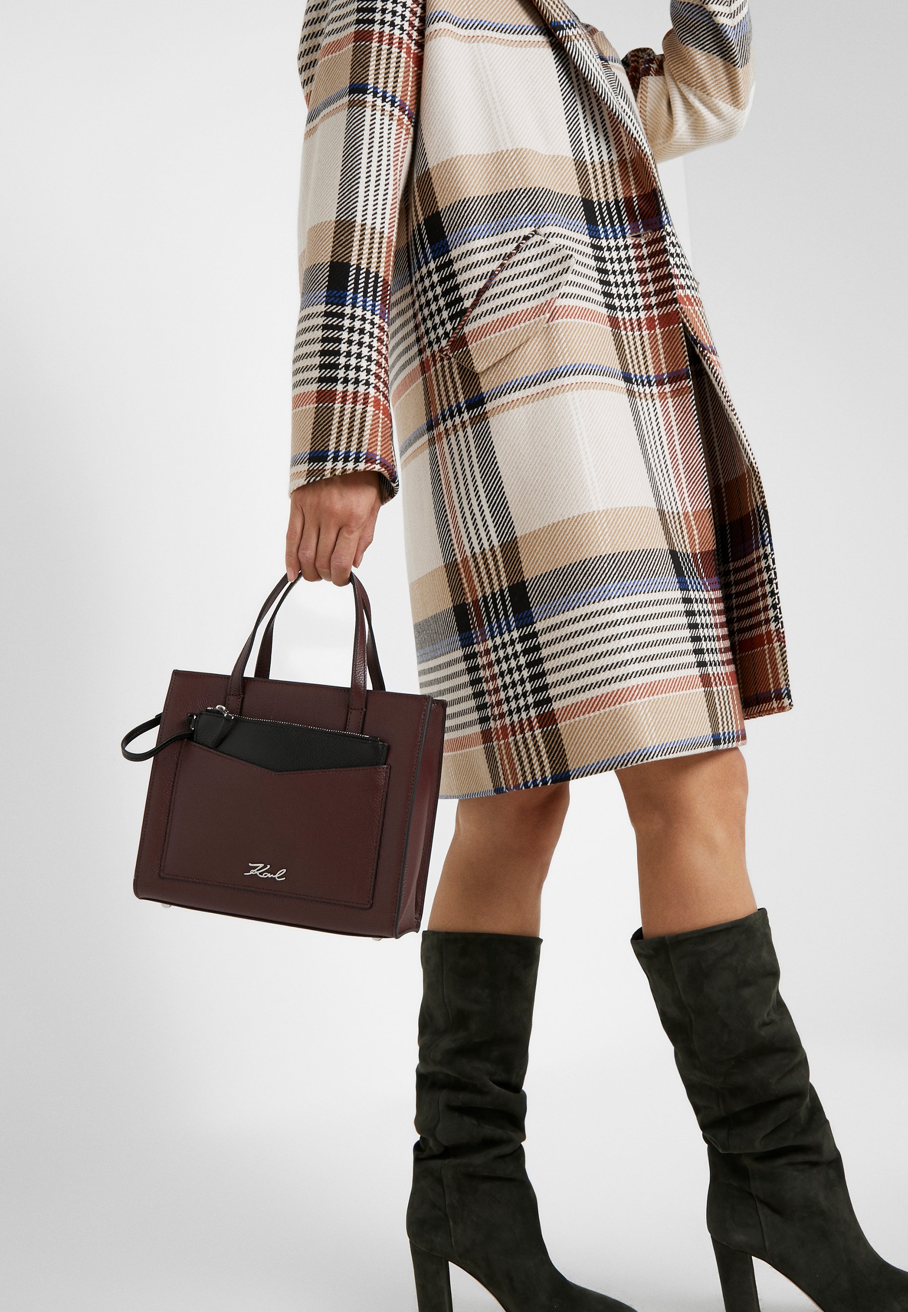 KARL LAGERFELD POCKET SMALL TOTE Håndveske wine Zalando.no KARL LAGERFELD POCKET SMALL TOTE Håndveske wine Zalando.no