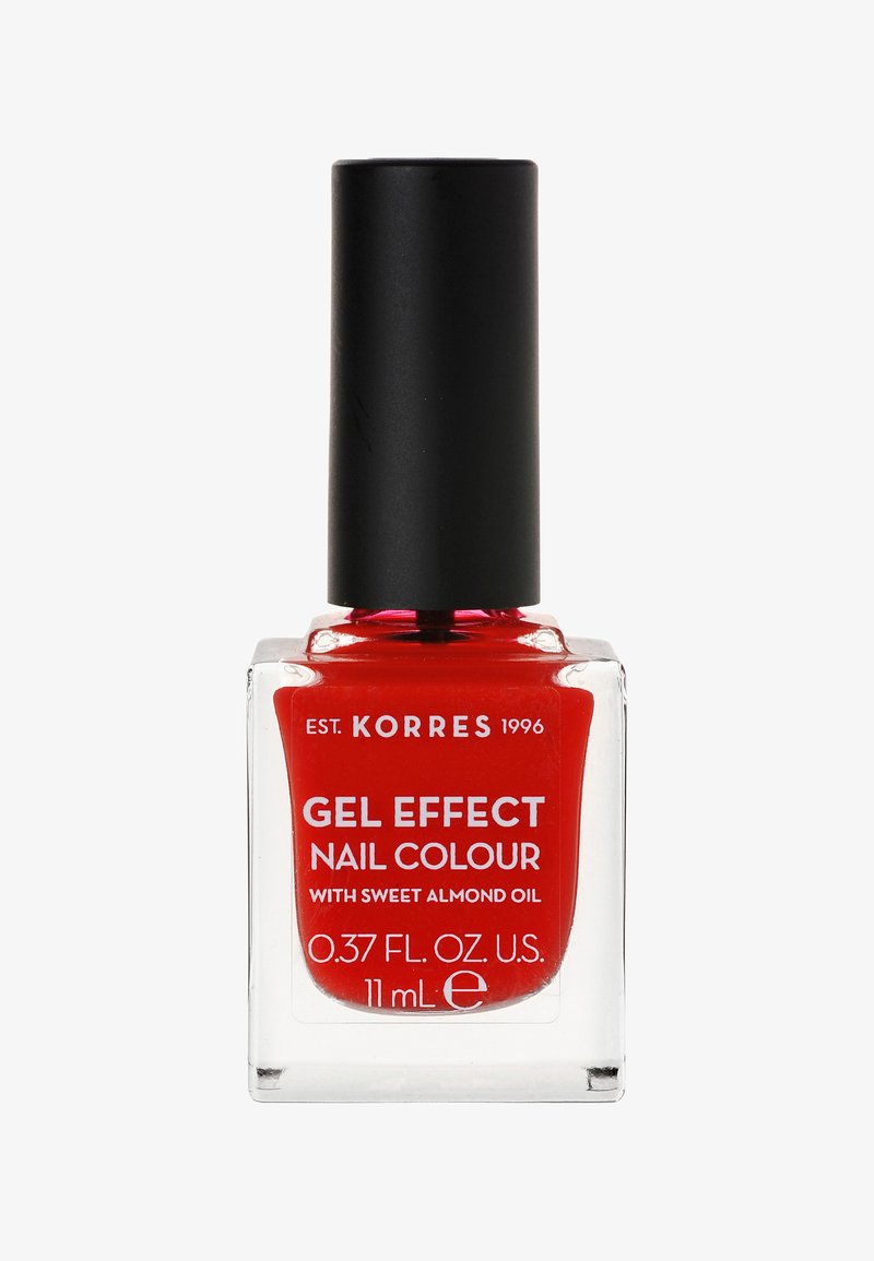 KORRES - GEL-EFFEKT NAGELLACK - Neglelak - coral red 48, Forstør