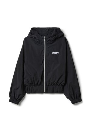 REGULAR FIT LIGHTWEIGHT ZIP AND HOOD - Jas - gunmetal