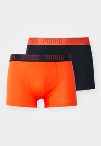 Unselected, orange/black