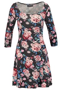 Even&Odd Robe en jersey - black