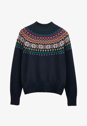 Joules, REGULAR FIT - ALBA FAIRISLE - Striktrøje - navy