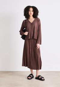 Samsøe Samsøe UMA - A-line skjørt - brown stone