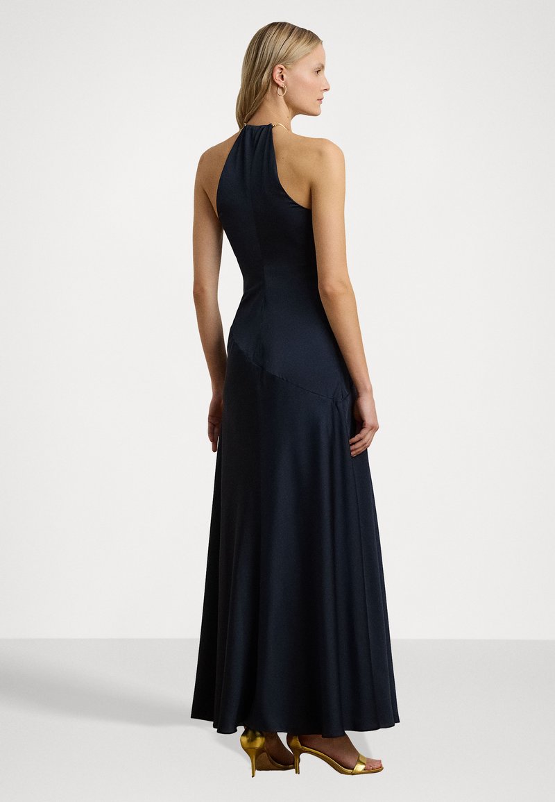 Lauren Ralph Lauren SATIN CHARMEUSE HALTER GOWN - Occasion wear - navy/dark blue - Zalando Lauren Ralph Lauren SATIN CHARMEUSE HALTER GOWN - Occasion wear - navy/dark blue - Zalando