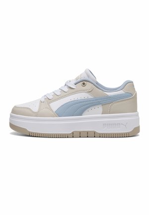 Puma, REBOUND FEMME LOW SNEAKERS - Sneaker low - silver fog-sea illusion- white