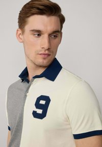 Façonnable RUGBY BACK PATCH - Polo - marl grey