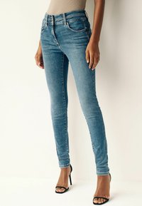 Next LIFT SHAPE STANDARD - Traperice uskog kroja - denim dark blue greencast