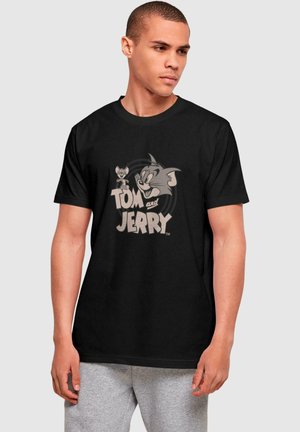 ABSOLUTE CULT TOM AND JERRY - CIRCLE - Print T-shirt - black