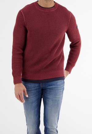Strickpullover - bordeaux