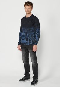Koroshi Top s dlhým rukávom - azul   blue