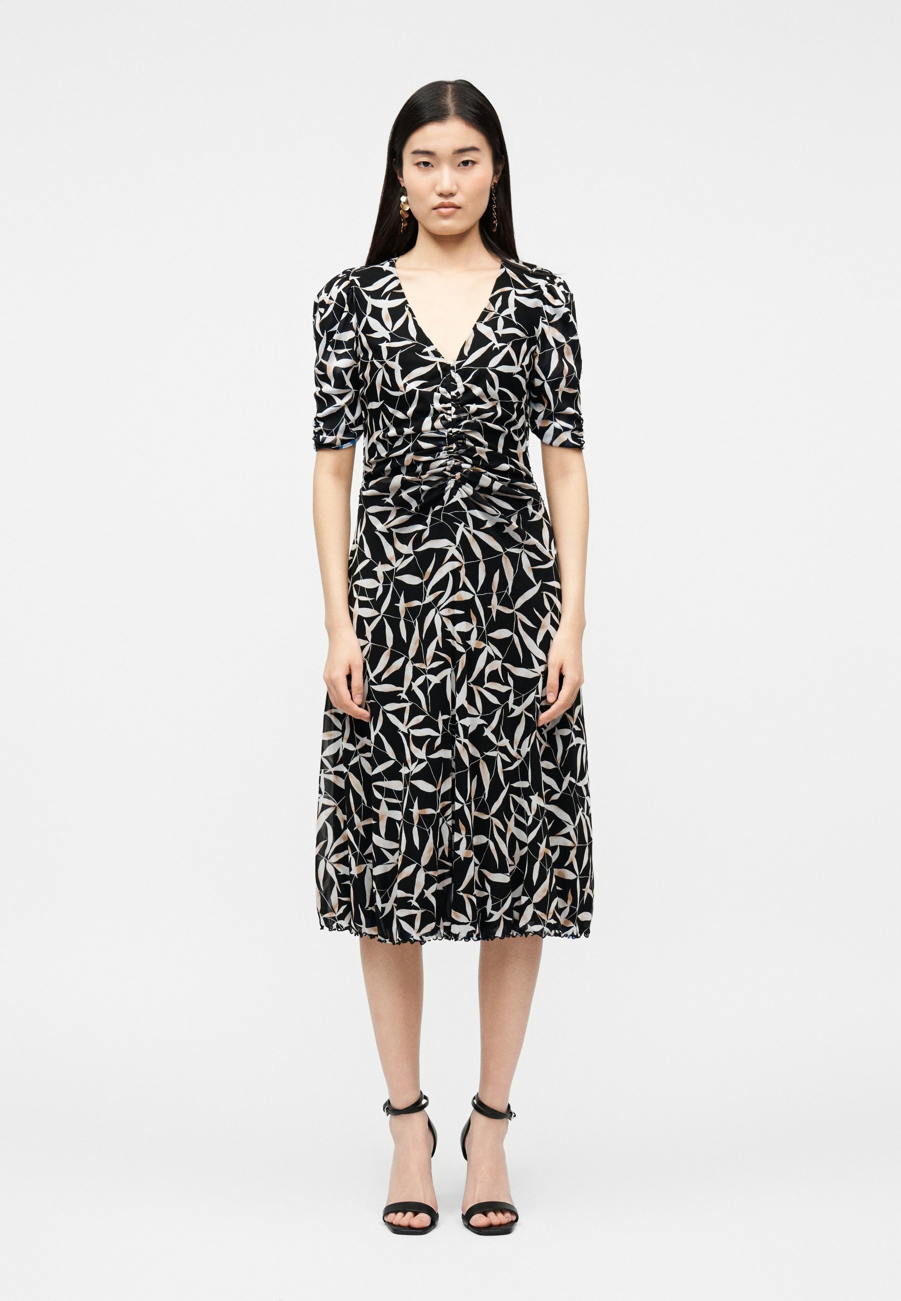 Diane von Furstenberg KOREN REVERSIBLE DRESS - Day dress - bay leaf  black/jelly aquarius/blue - Zalando.ie