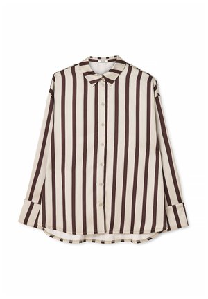 NA-KD, Blúzka so zapínaním na gombíky - brown stripe