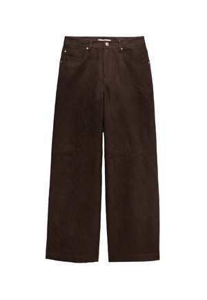 Stoffhose - dark chocolate