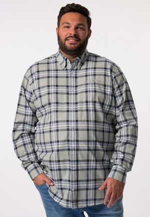 KARO LANGARM BUTTONDOWN KRAGEN COMFORT FIT - Hemd - gray