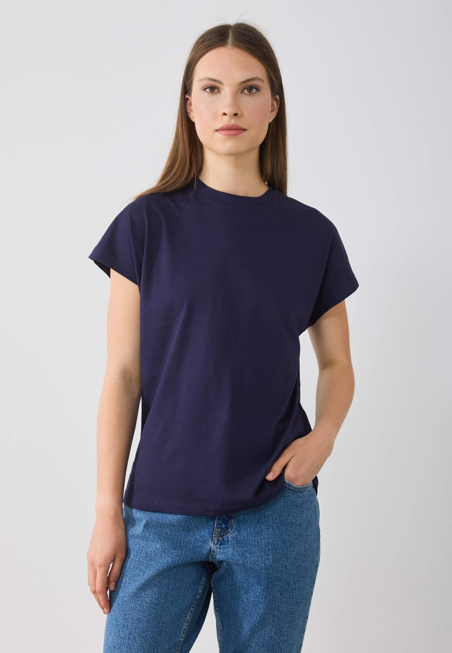 売れ筋商品|||アンナ フィールド Tシャツ レディース トップス 3 PACK - Basic T-shirt - winetasting/egret/crown blue Anna Field by Zalando 3 PACK - Basic T-shirt - winetasting