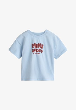 Next, REGULAR FIT - SMILE SLOGAN T-SHIRT . - Print T-shirt - chocolate brown