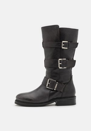 NEW-TOUGH - Stivali texani / biker - black