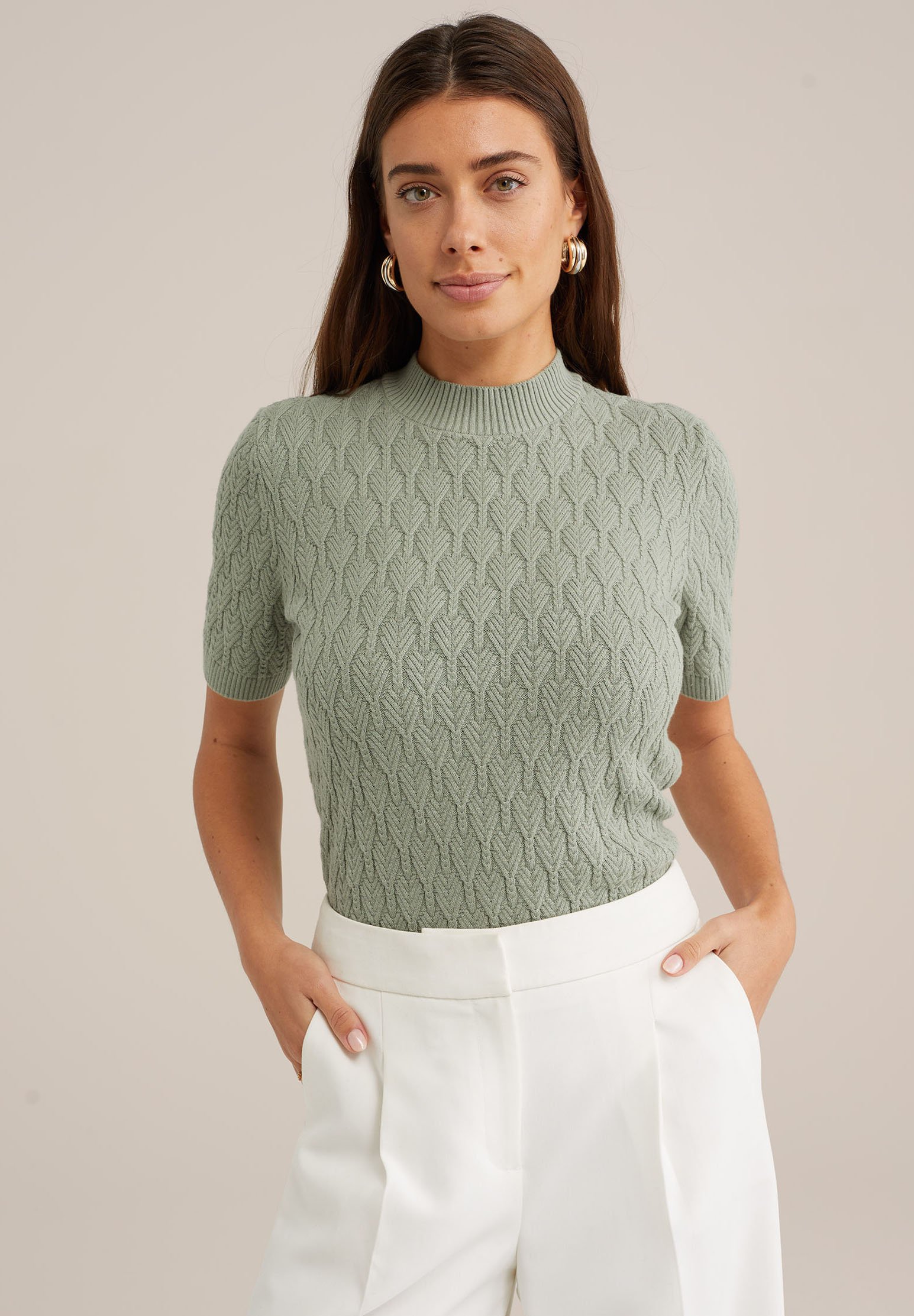 WE Fashion Jumper light green Zalando